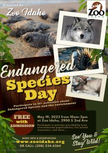 2023 Endangered Species Day at Zoo Idaho in Pocatello, Idaho