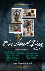 2023 Enrichment Day event at Zoo Idaho in Pocatello, Idaho