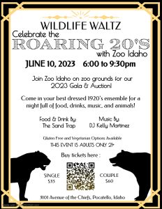2023 Wildlife Waltz event at Zoo Idaho in Pocatello, Idaho